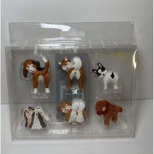 NIB Bella Bug Dog Butt Refrigerator Magnets Set of 6